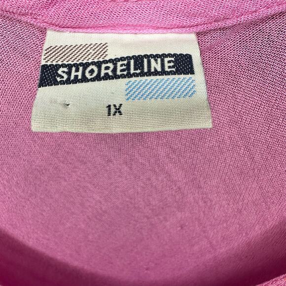 Shoreline Multicolor Tie Dye Hippie Bohemian Embroidered Beaded Thin Dress Sz 1X - Picture 4 of 6